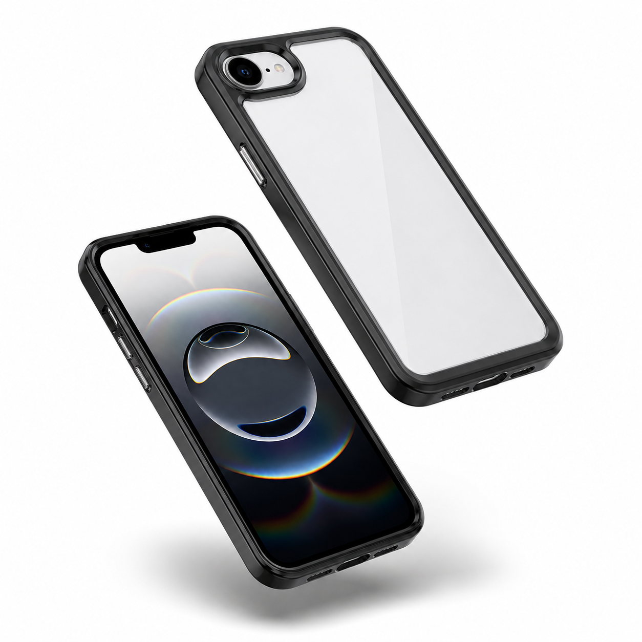 Acrylic Shockproof Case for Apple iPhone 17e / 16e - Black