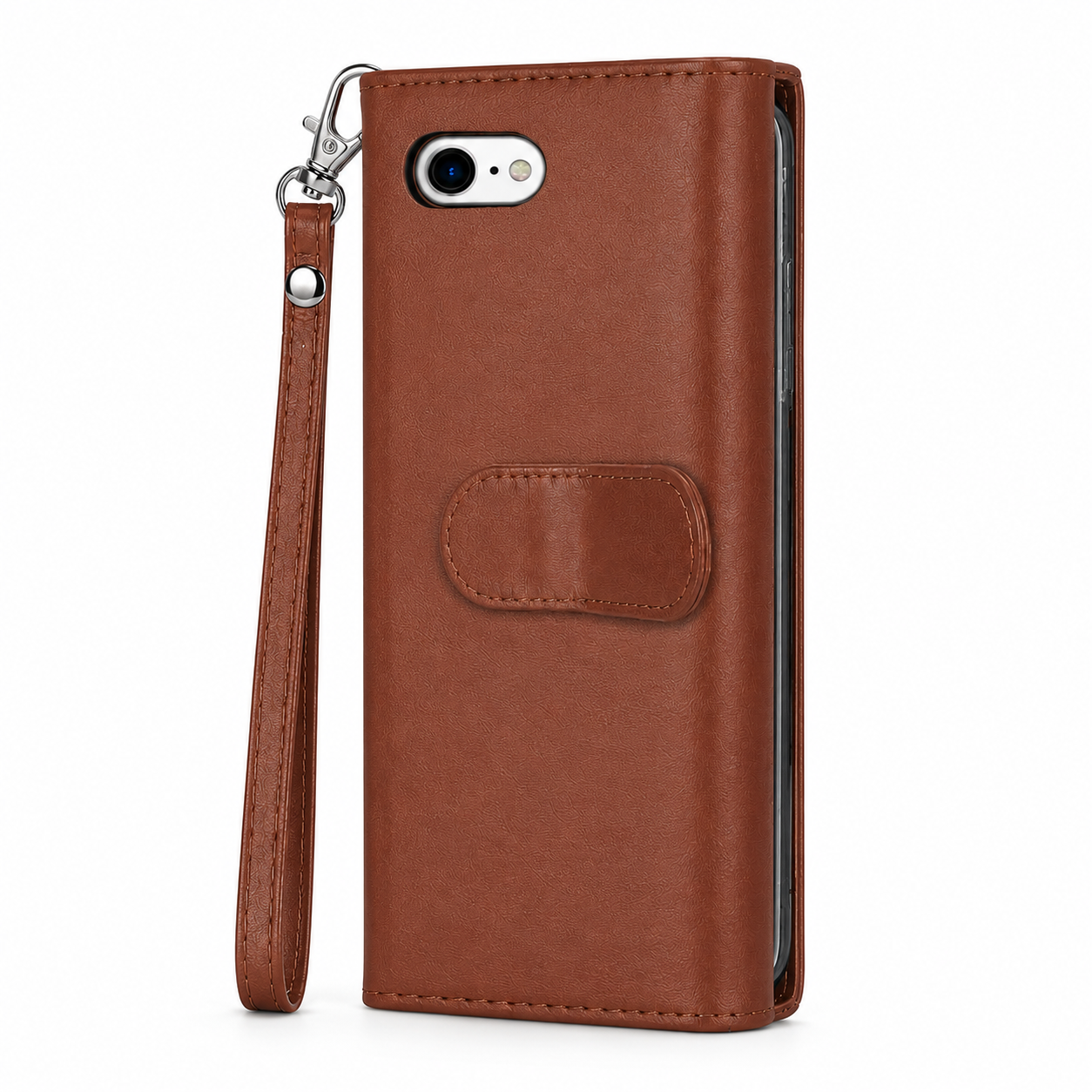 Smartphone accessories Canada – Brown multi-card iPhone wallet
