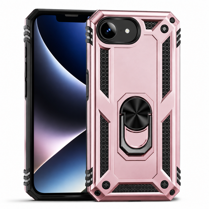 Rose Gold Anti-Drop Hybrid Case for Apple iPhone 17e and iPhone 16e
