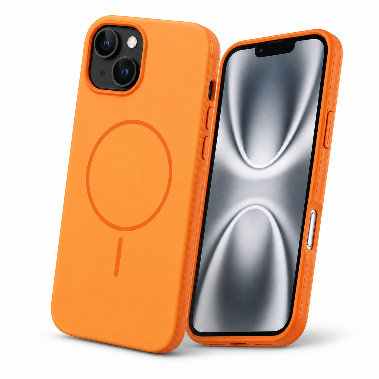 Glam MagSafe Case for Apple iPhone 15 - Orange