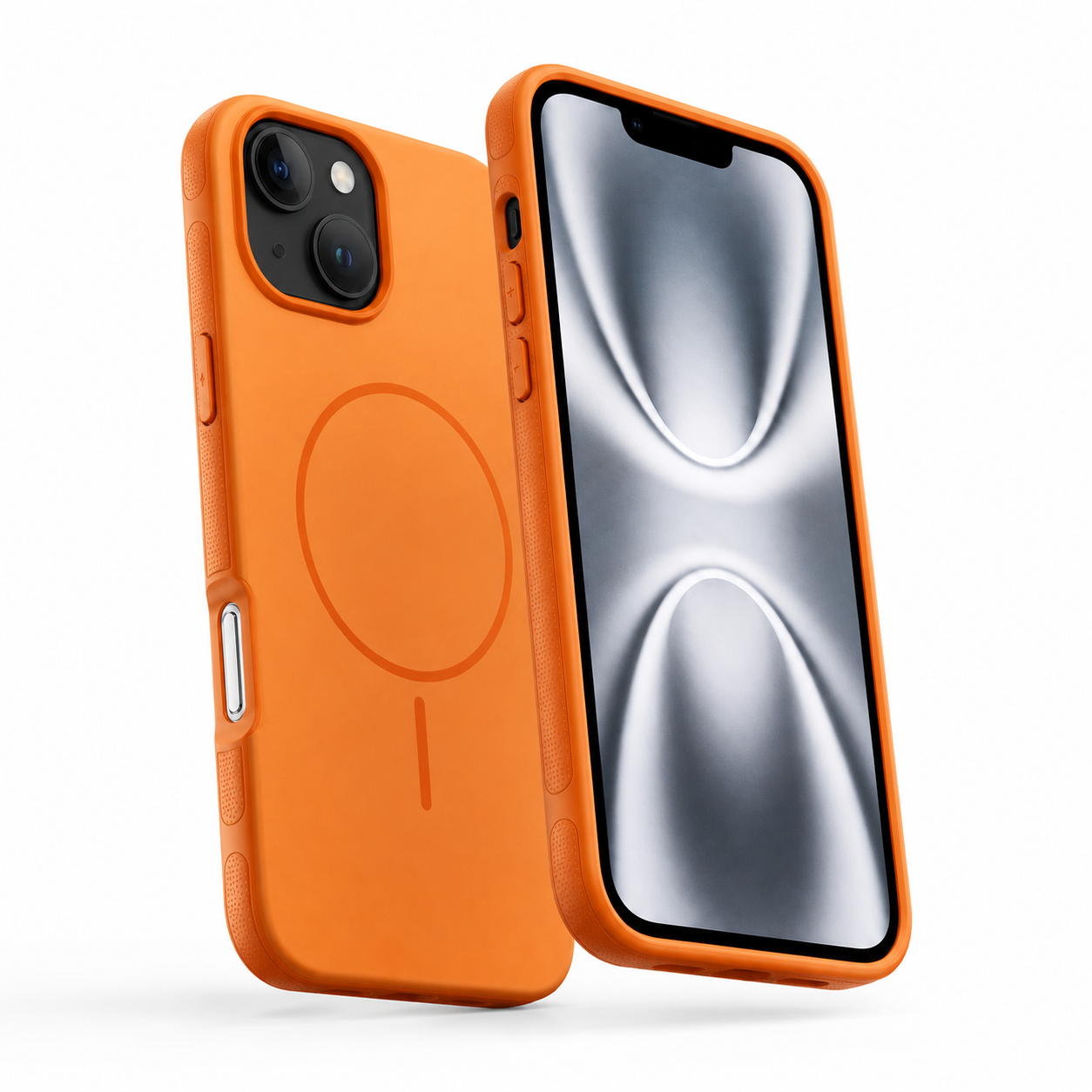 Glam MagSafe Case for Apple iPhone 15 - Orange