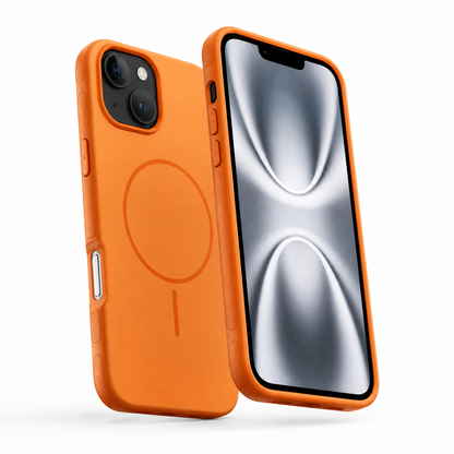 Glam MagSafe Case for Apple iPhone 15 - Orange