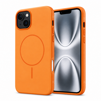 Glam MagSafe Case for Apple iPhone 15 - Orange
