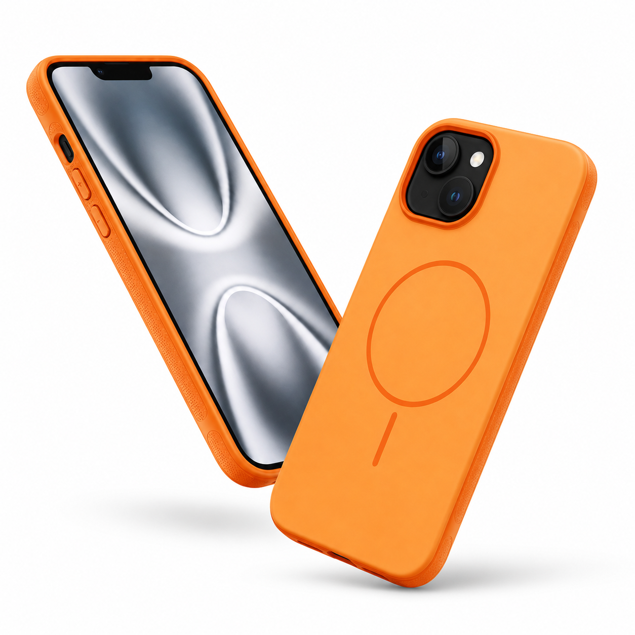 Glam MagSafe Case for Apple iPhone 15 - Orange