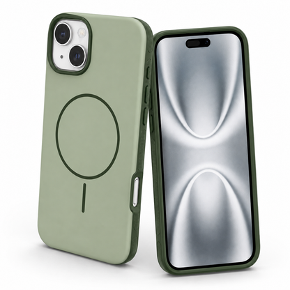 Glam MagSafe Case for Apple iPhone 15 - Green