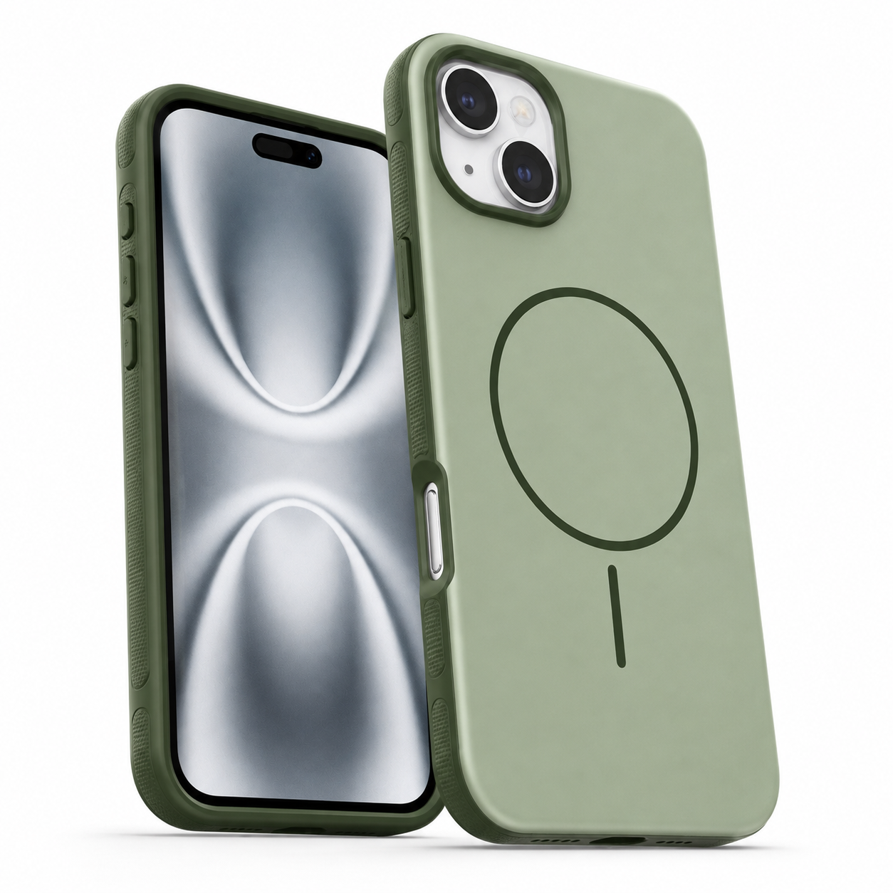 Glam MagSafe Case for Apple iPhone 15 - Green