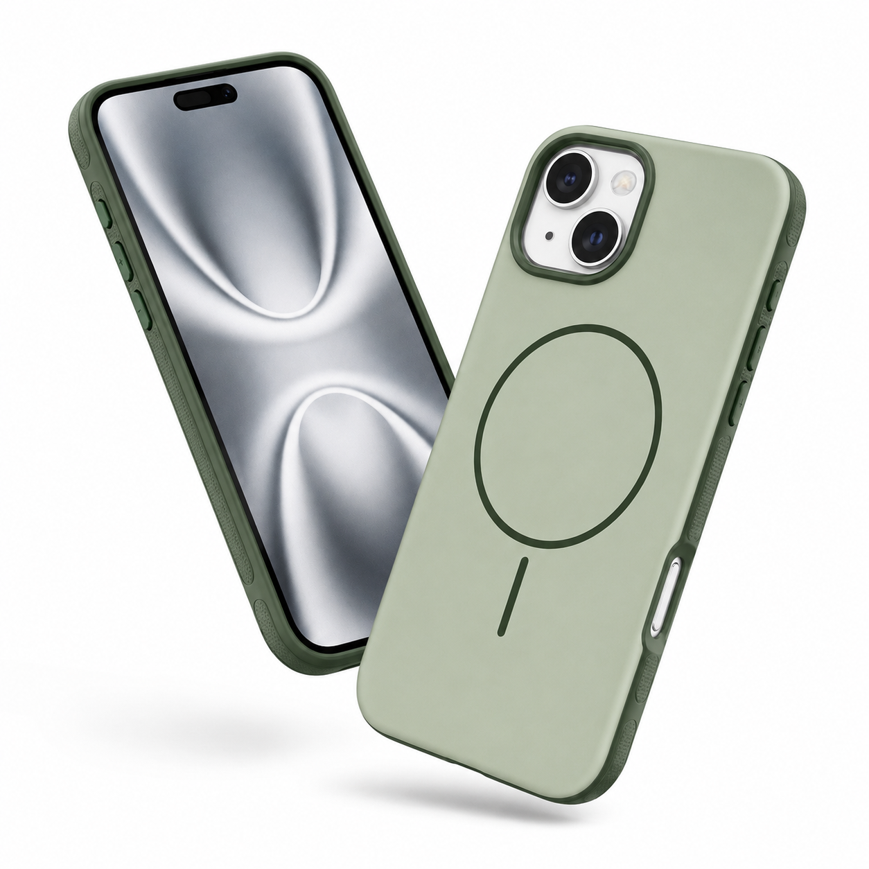 Glam MagSafe Case for Apple iPhone 15 - Green
