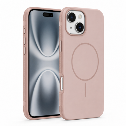 Glam MagSafe Case for Apple iPhone 15 - Rose Gold