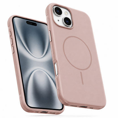 Glam MagSafe Case for Apple iPhone 15 - Rose Gold