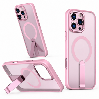 Pink MagSafe iStand case for Apple iPhone 16 Pro Max
