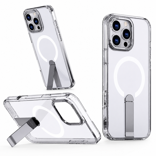 Magsafe iStand Case for Apple iPhone 15 Pro Max - Clear - main product view