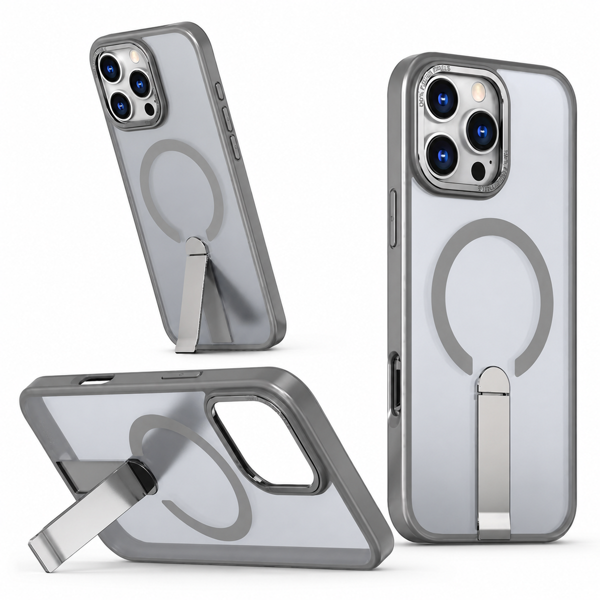 Magsafe iStand Case for Apple iPhone 13 Pro - Grey - main product view