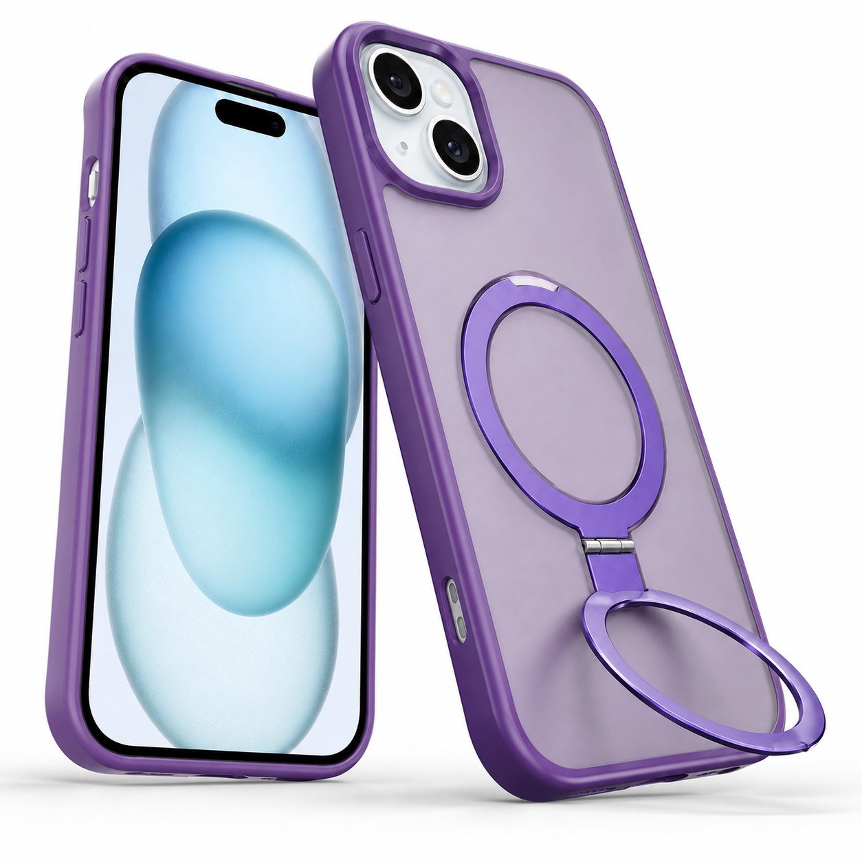 Apple iPhone 14 MagSafe case with built-in kickstand and protective cover