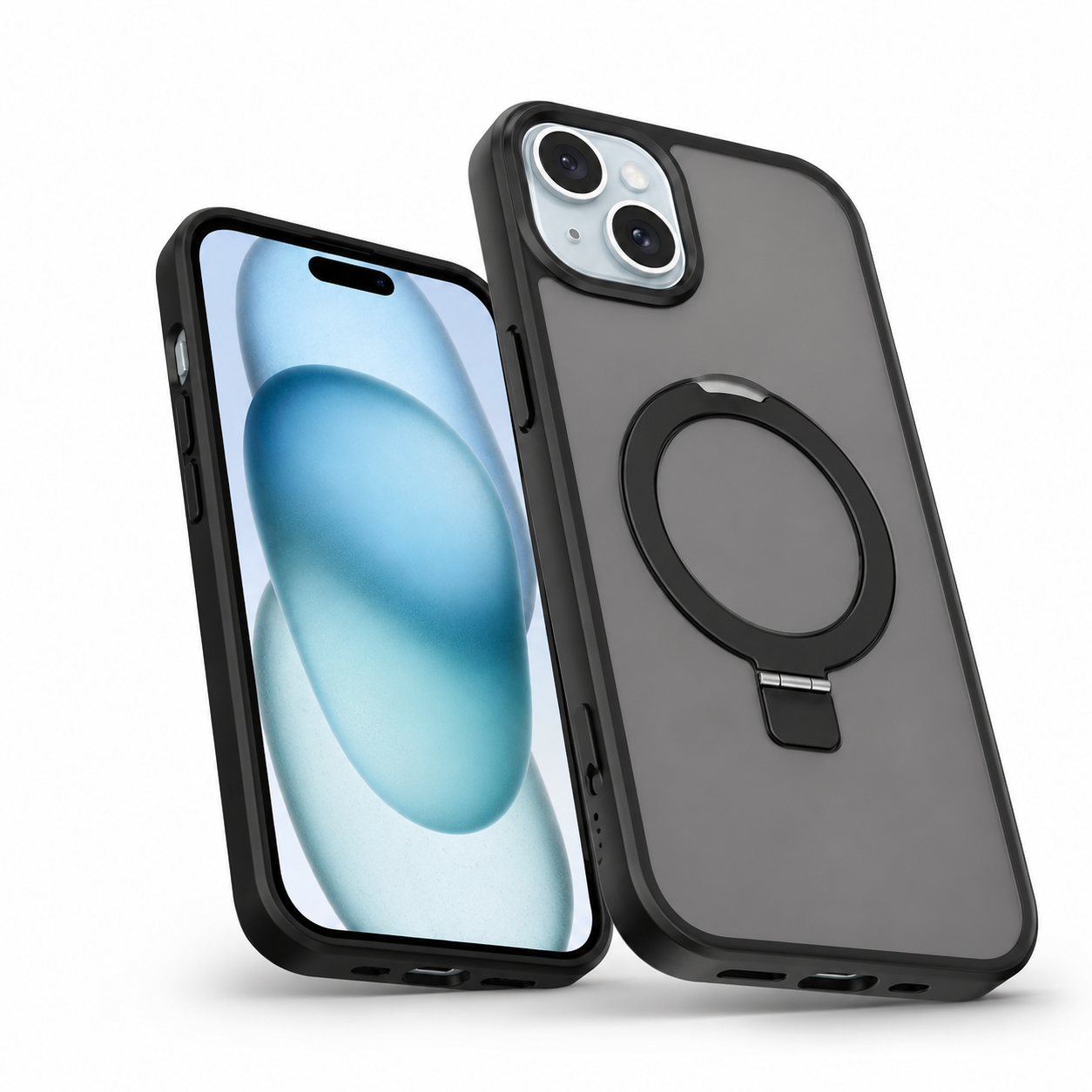 Shockproof iPhone 13 MagSafe stand cover with slim protective design