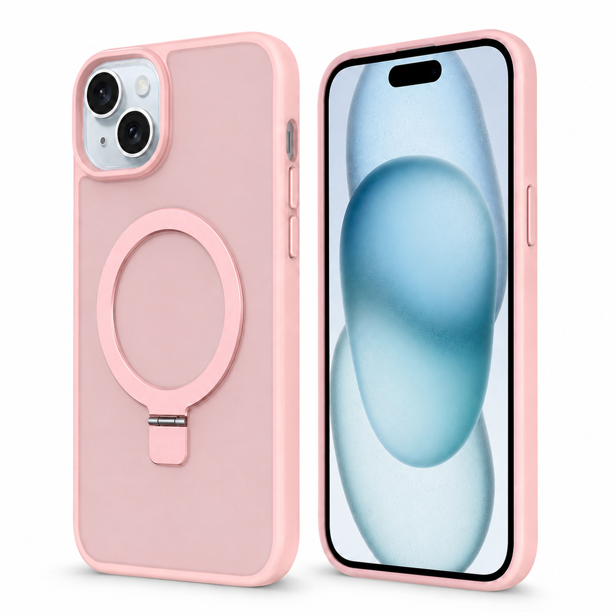Heavy duty MagSafe stand case for iPhone 14 with camera protection