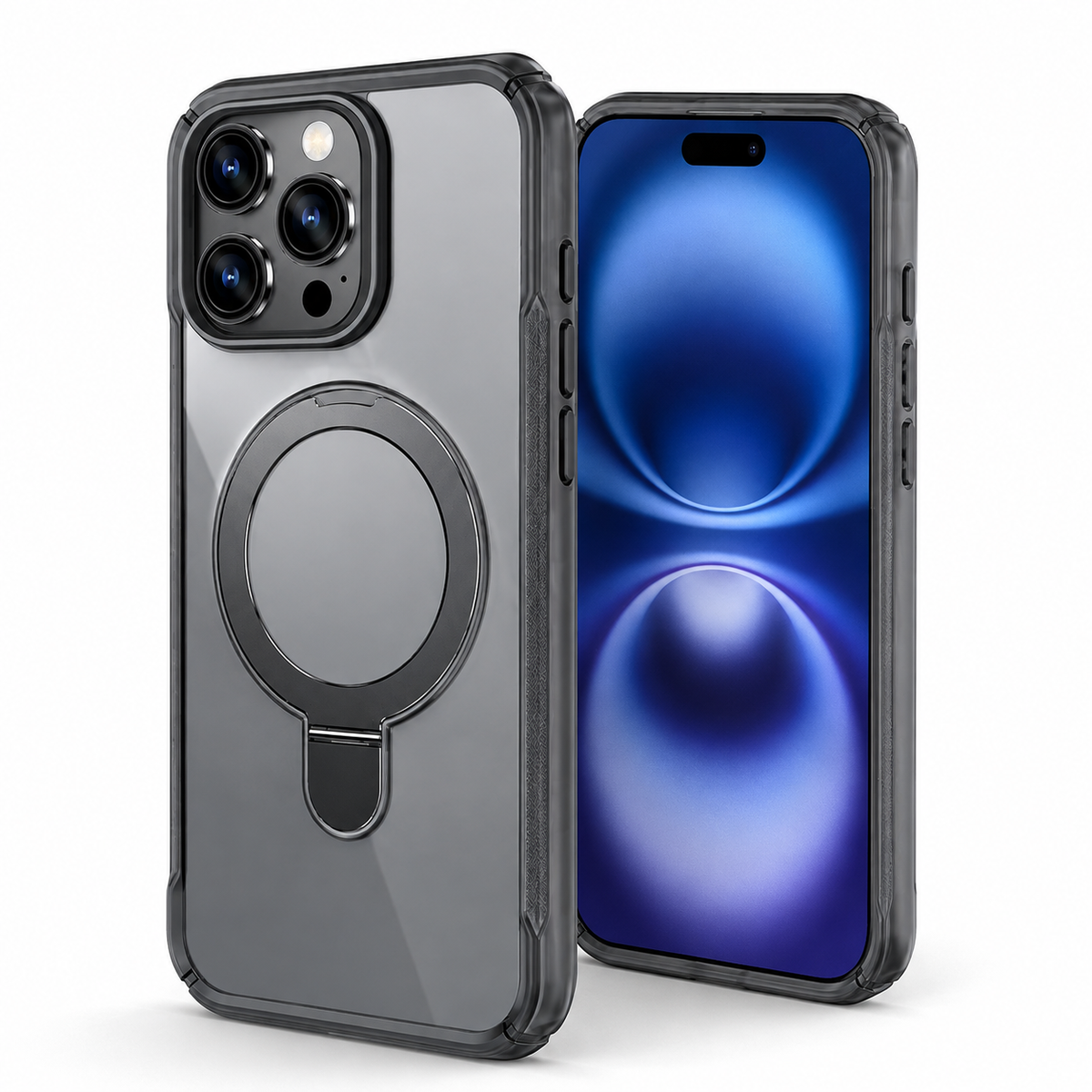 Magsafe Vivid Design Case for Apple iPhone 13 Pro Max - Grey - side profile product view