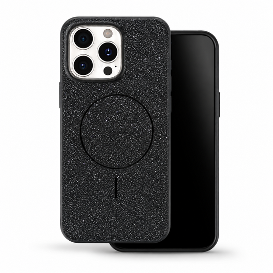 Glitsy Matte MagSafe Case for Apple iPhone 14 Pro Max - Black - main product view