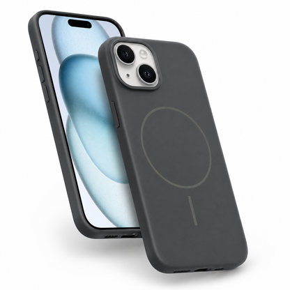 Vibrant silicone MagSafe cover for iPhone 13 with camera and drop protection