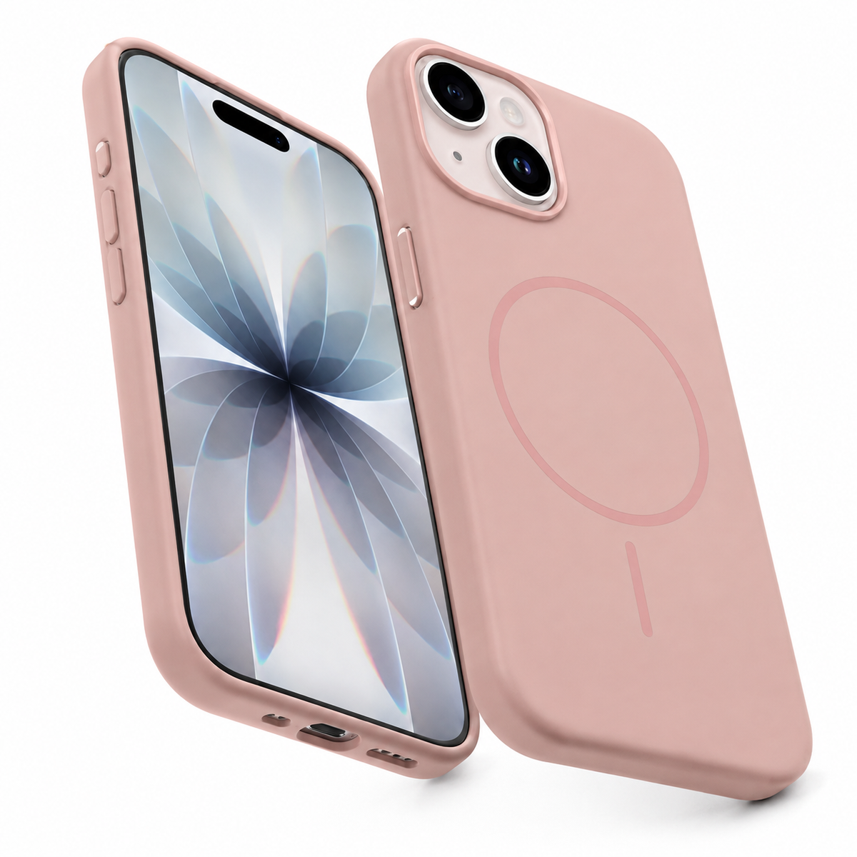 Vibrant MagSafe silicone case for Apple iPhone 13 with shockproof protection