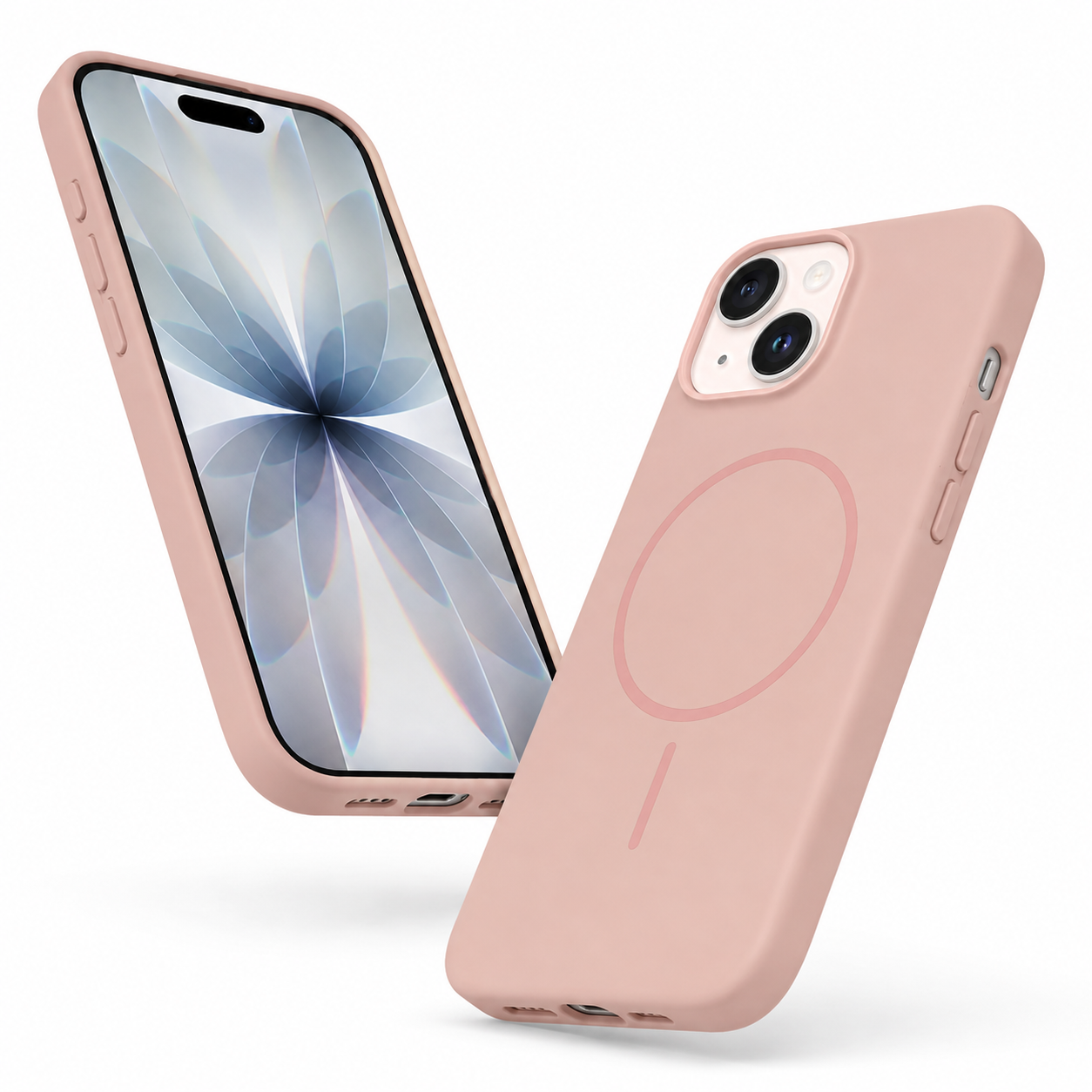 Protective MagSafe case for Apple iPhone 13 soft silicone mobile cover