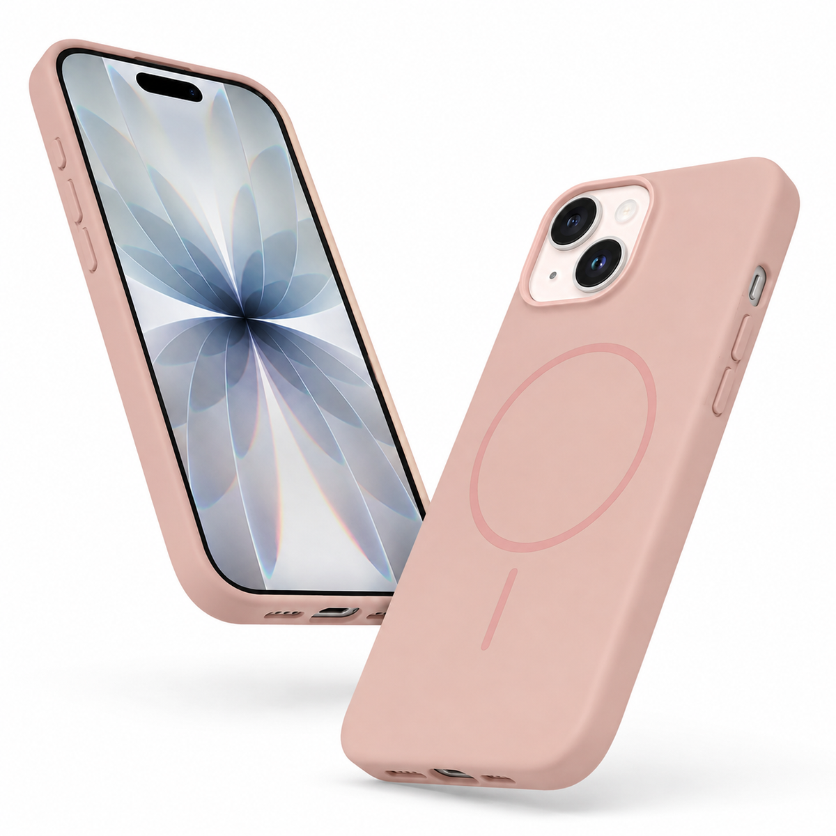 Protective MagSafe case for Apple iPhone 14 soft silicone mobile cover