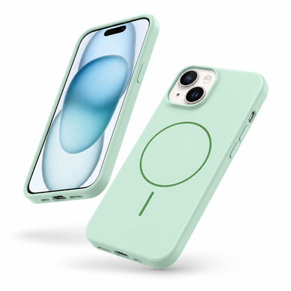 Protective MagSafe case for Apple iPhone 14 soft silicone mobile cover