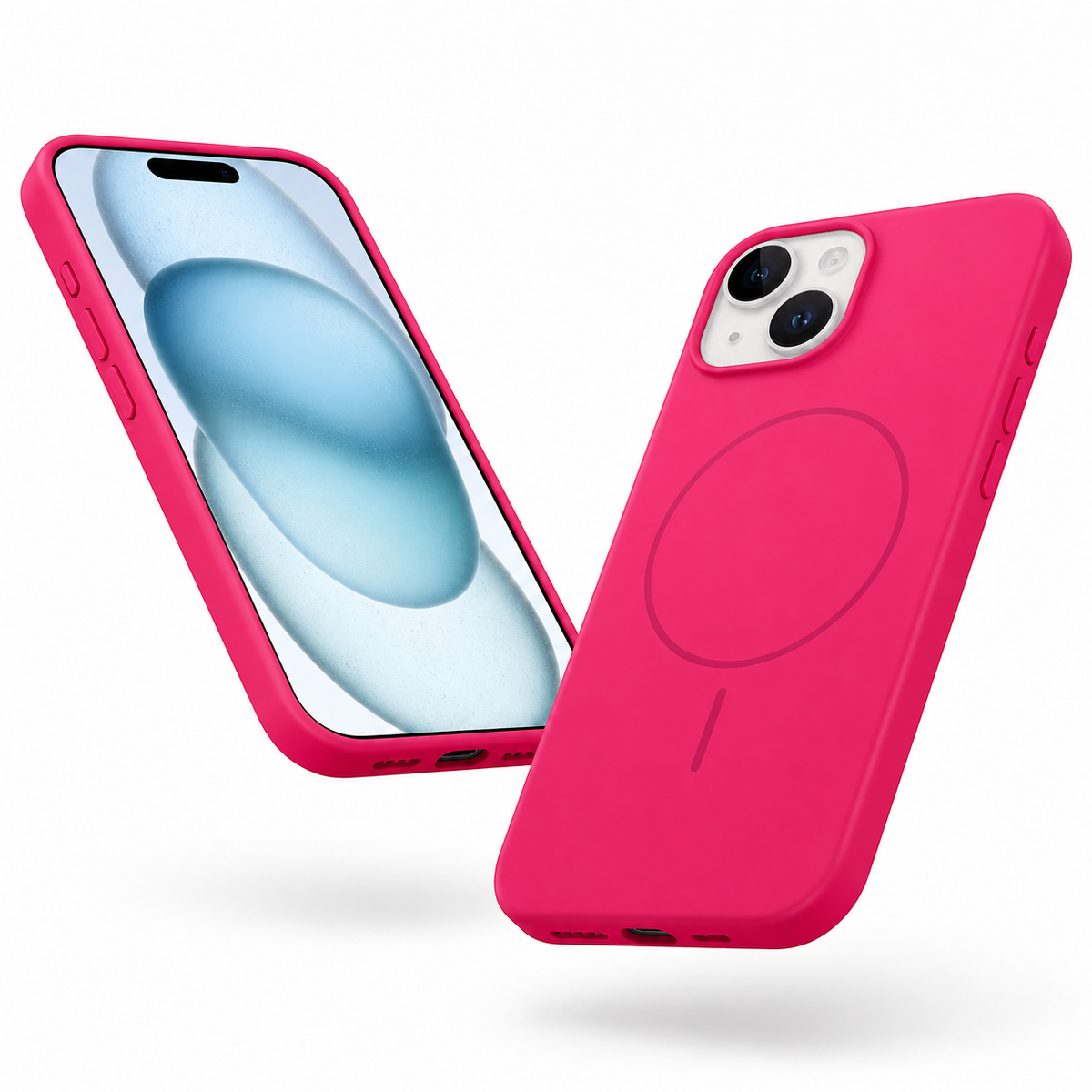 Protective MagSafe case for Apple iPhone 13 soft silicone mobile cover