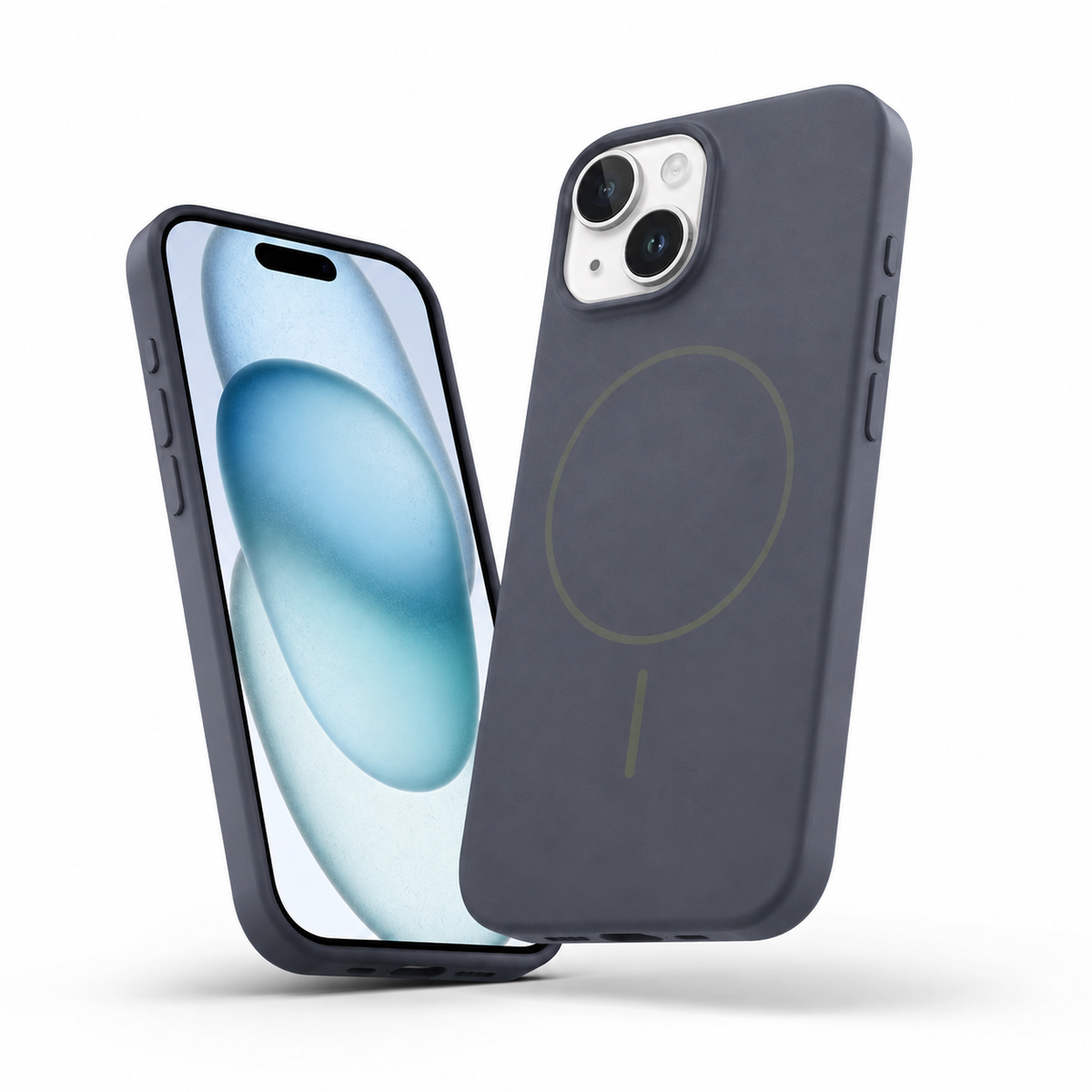 Protective MagSafe case for Apple iPhone 15 soft silicone mobile cover