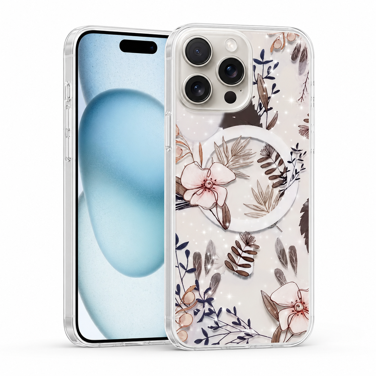 Flower Petals MagSafe Floret case for Apple iPhone 16 Pro Max