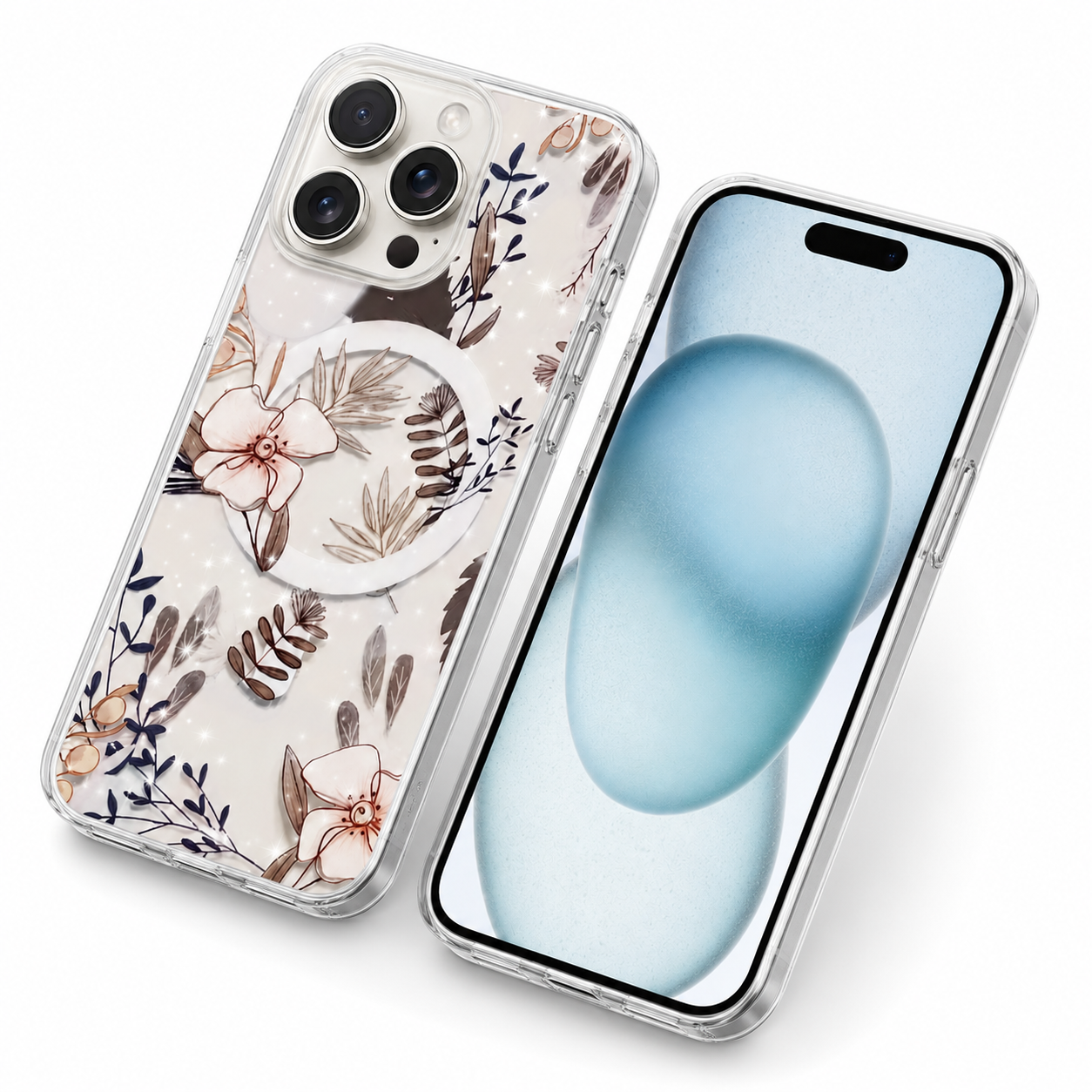 Flower Petals floral MagSafe case for iPhone 16 Pro Max

