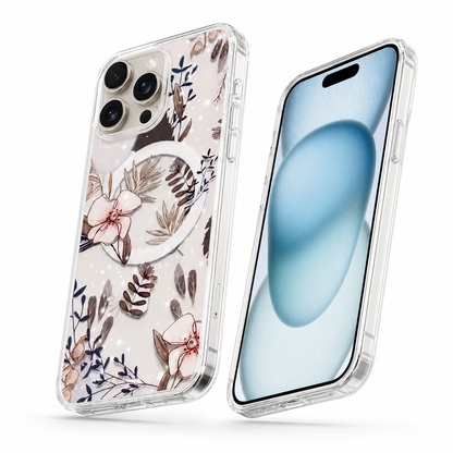 Floral petal protective case for Apple iPhone 16 Pro Max
