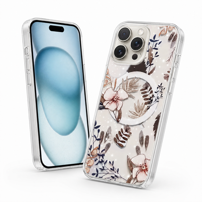 Flower Petals MagSafe phone cover for iPhone 16 Pro Max
