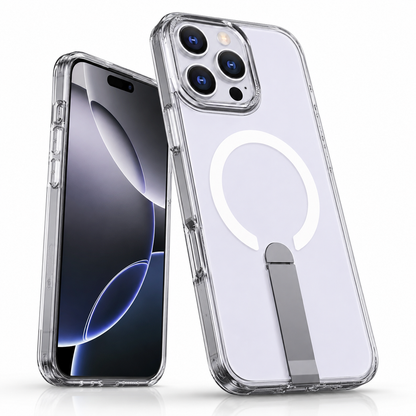 Clear protective iStand phone case for Apple iPhone 16 Pro Max
