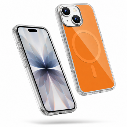 Airloop Frosted MagSafe Case for Apple iPhone 15 - Orange