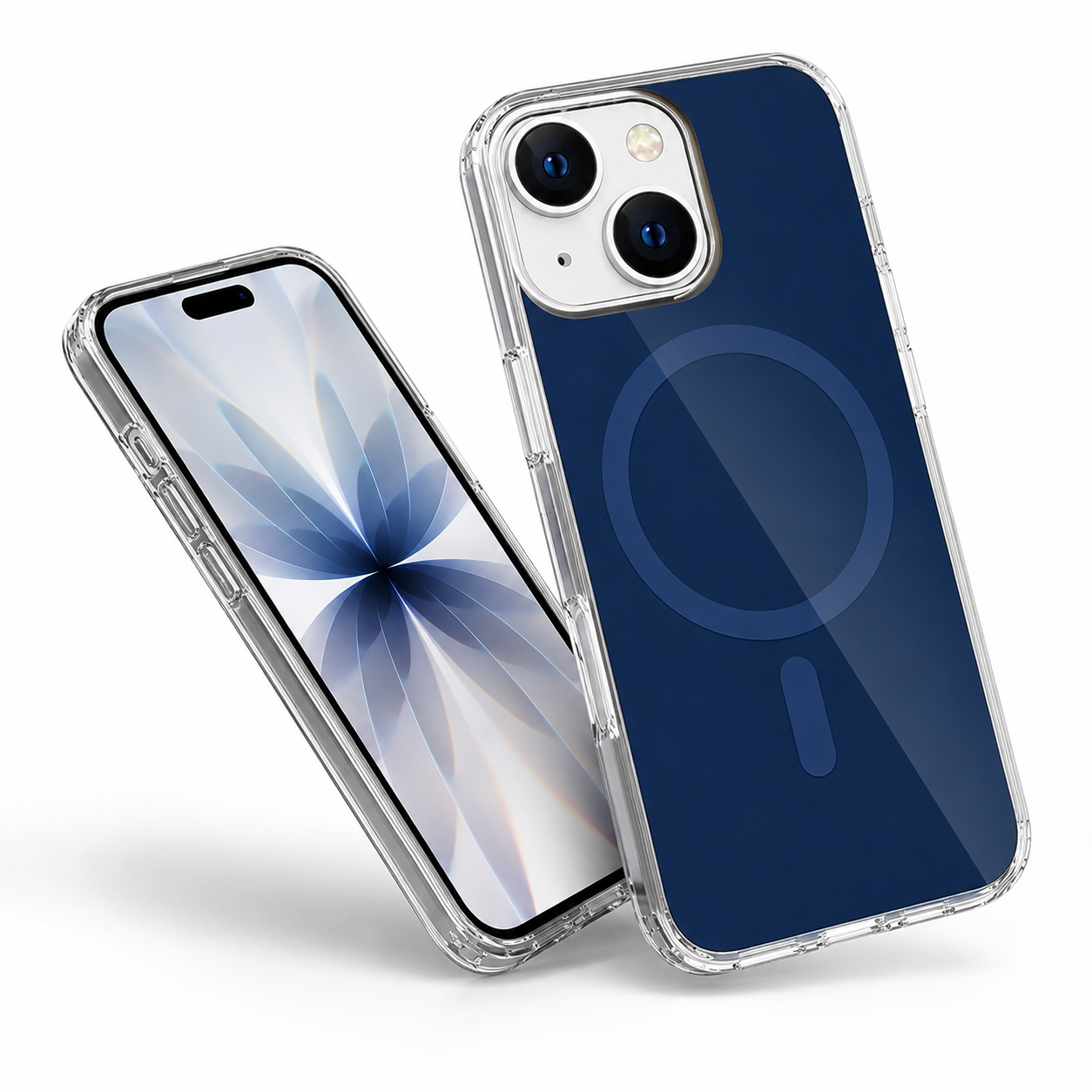 Frosted MagSafe phone case for iPhone 13 with lightweight slim fit and protective camera edges