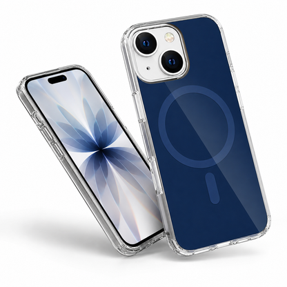 Frosted MagSafe phone case for iPhone 13 with lightweight slim fit and protective camera edges