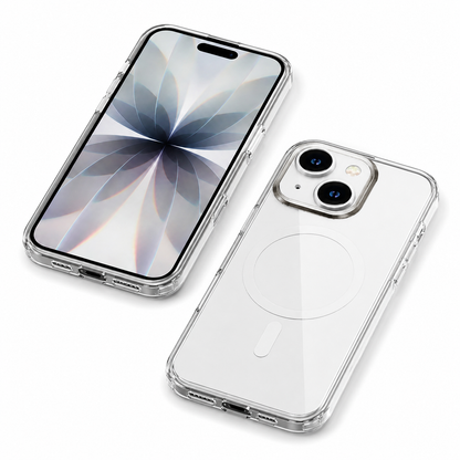 Airloop MagSafe iPhone 14 case with frosted finish, drop protection and wireless charging compatibility