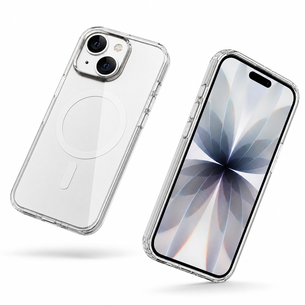 Frosted MagSafe phone case for iPhone 13 with lightweight slim fit and protective camera edges