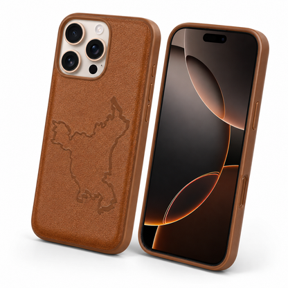 HRY Brown Protective Cover for Apple iPhone 16 Pro Max
