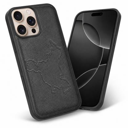 Premium Black Crafted Phone Case for iPhone 16 Pro Max
