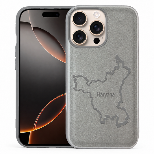Grey HRY Crafted Case for Apple iPhone 16 Pro Max
