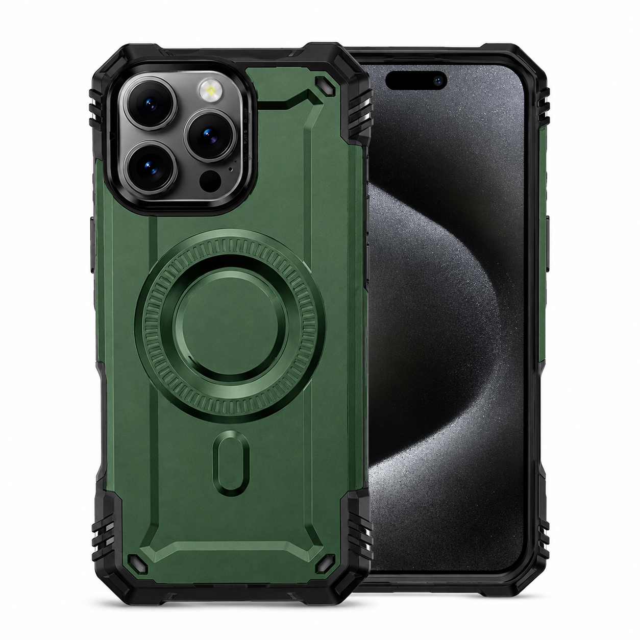 Apple iPhone 16 Pro Max Green Fuse Edge Magsafe protective case
