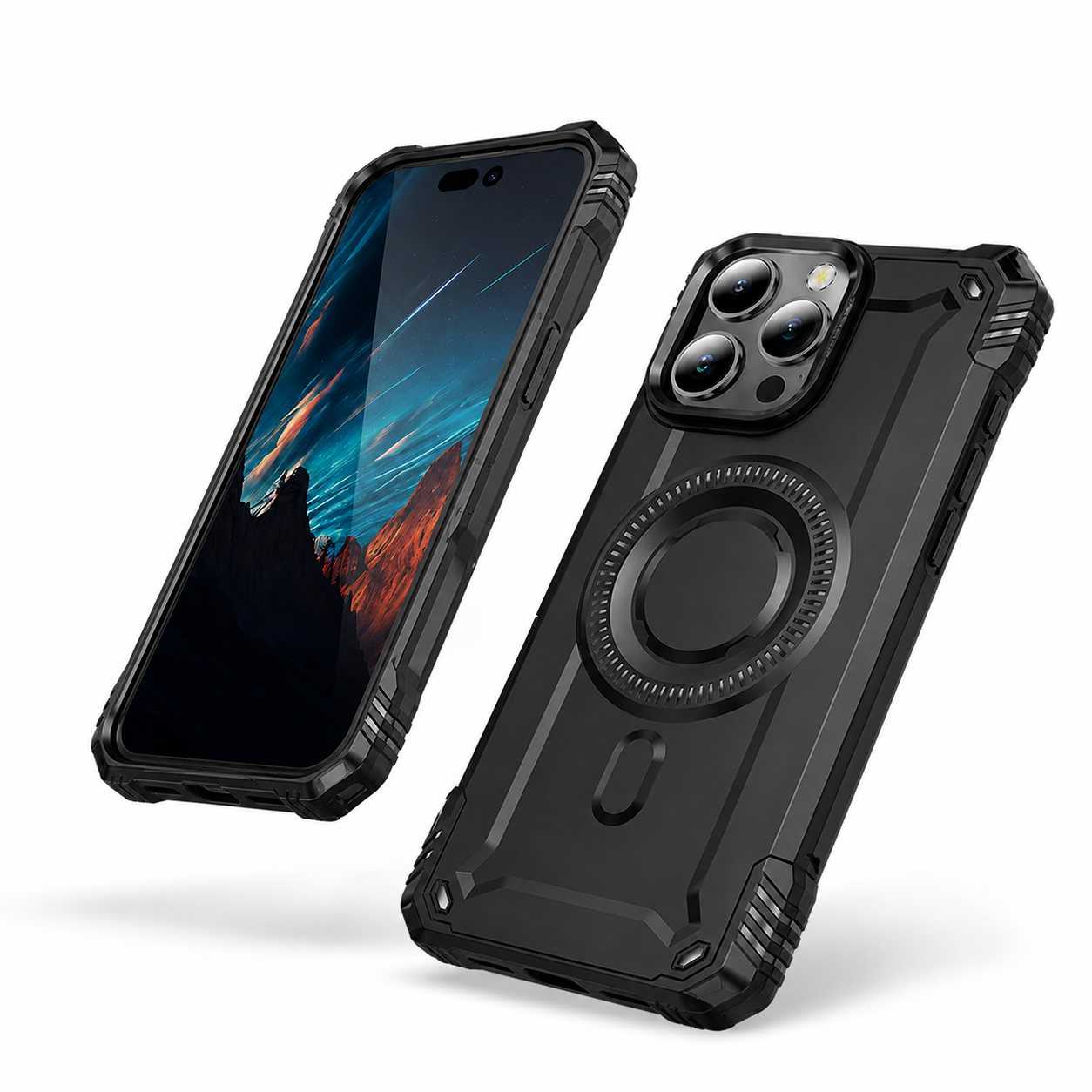 Black protective Magsafe case for Apple iPhone 16 Pro Max