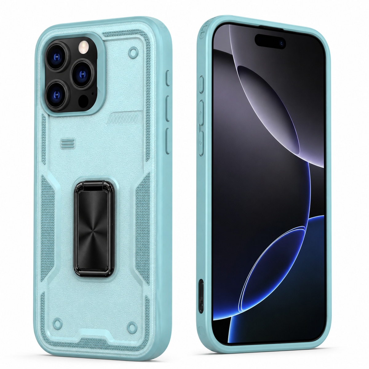 Adventure Ring Case for Apple iPhone 14 Pro - Teal - angled product view