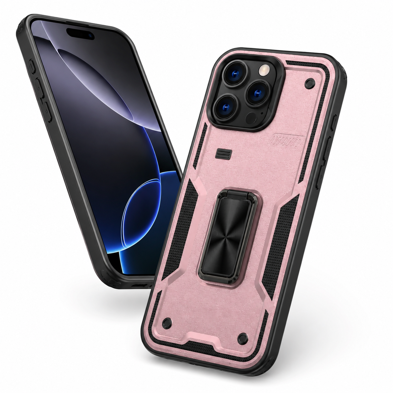 Adventure Ring Rose Gold Case for Apple iPhone 16 Pro Max side view
