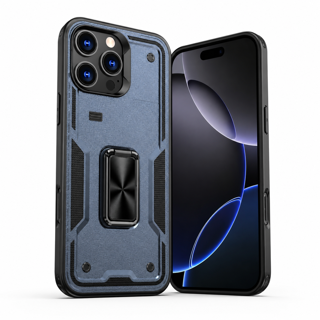 Apple iPhone 16 Pro Max Blue Adventure Ring protective case
