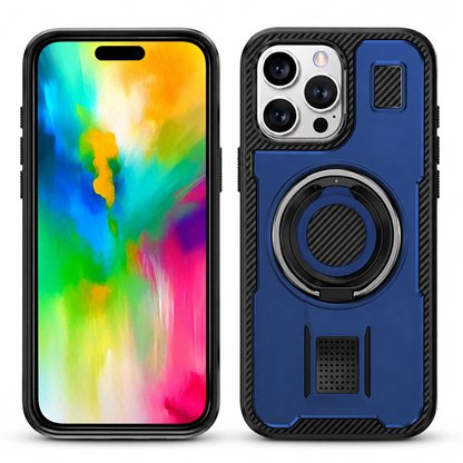 Ring Grip Stand Case for Apple iPhone 16 Pro Max - Blue