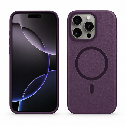 Purple Elite Magsafe Case for Apple iPhone 16 Pro Max back view
