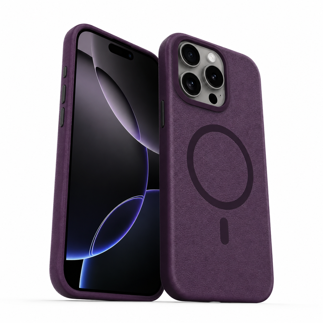Purple premium MagSafe phone case for Apple iPhone 16 Pro Max
