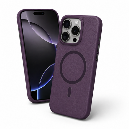 Elite Purple Magsafe Case for Apple iPhone 16 Pro Max side view
